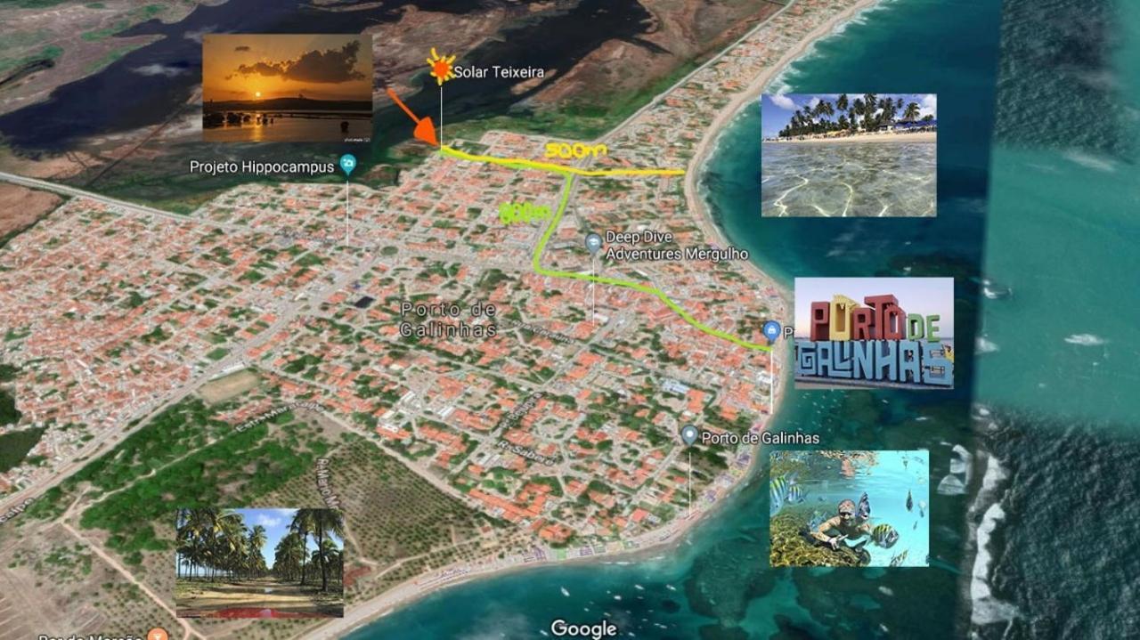 Отель Solar Teixeira Flats Порту-де-Галиньяш Экстерьер фото